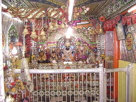 Main deity, Lord Vishnu in the Badrinath Temple