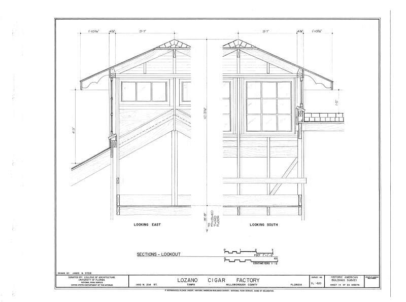 File:Lozano Cigar Factory, 1410 North Twenty-first Street, Tampa, Hillsborough County, FL HABS FL-400 (sheet 14 of 22).png