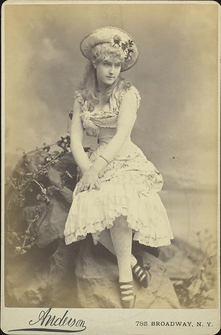 Lillian Russell as Patience at the Bijou Opera House in New York, 1882