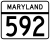 Maryland Rute 592 penanda