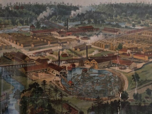 MLM mill complex in Grandin, Missouri, 1903