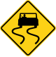 Slippery road