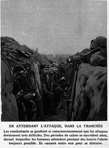 Французька піхота в готовності до атаки. Перша шампанська битва. 1915