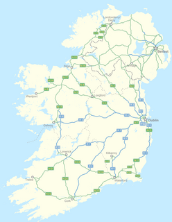 Motorways in the Republic of Ireland Wikimedia list article