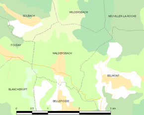 Poziția localității Waldersbach