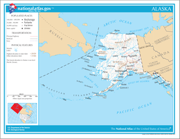 Alaska - Mapa