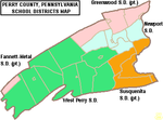 Map of Perry County Pennsylvania School Districts.png