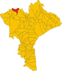 Motta Santa Lucia – Mappa