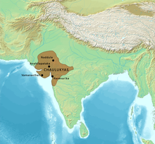 Solanki dynasty map. Map of the Chaulukyas.png