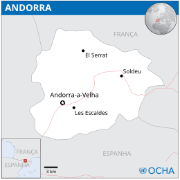 Mapa de Andorra