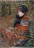 Toamna, Lydia Cassatt; de Mary Cassatt; 1880; ulei pe pânză; 92,5 × 65,5 cm; Petit Palais (Paris)