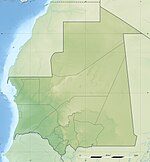 Peta lokasi Mauritania yang terletak di Mauritania