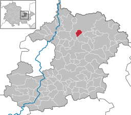 Läget för kommunen Mertendorf i Saale-Holzland-Kreis