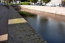 end of the dry dock with commemorative stone Middelburg, Prins Hendrikdok.jpg