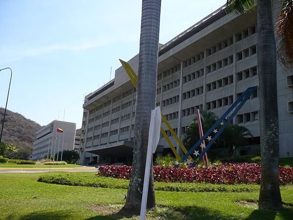 Ministry of Defense in Caracas.