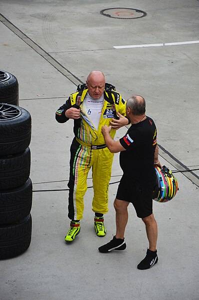 File:Miro Konôpka in paddock at the 2022 Grand Prix of Slovakia.jpg