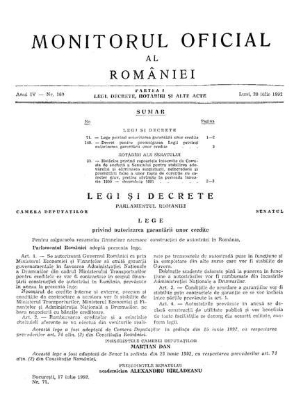File:Monitorul Oficial al României. Partea I 1992-07-20, nr. 169.pdf
