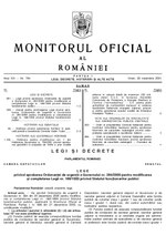 Миниатюра для Файл:Monitorul Oficial al României. Partea I 2001-11-30, nr. 764.pdf