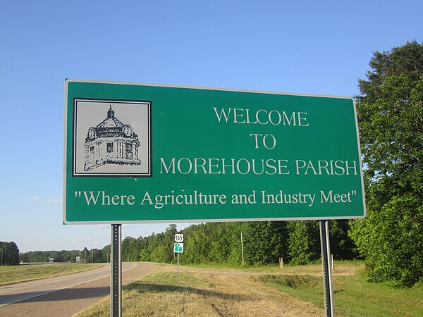 Image: Morehouse Parish, LA, sign IMG 2836