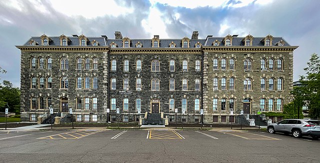 Morrill Hall, the first building of Cornell University, is named for Senator Justin Morrill, in honor of the Morrill Land-Grant act.