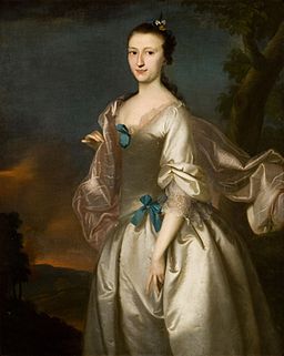 Mrs Robert Rogers (Elizabeth Browne) 1761 by Joseph Blackburn