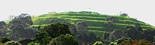 Terraces on the southern slopes of Maungawhau / Mount Eden