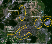 Main commercial areas Mulhouse economy-main areas.png