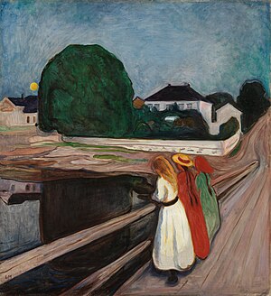 Köprüdeki Kızlar (Edvard Munch)