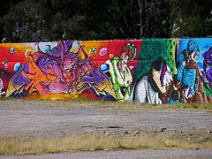 Mural de Dragon Ball Z en una calle de Aguascalientes 08.jpg