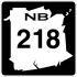 Route 218 shield