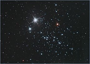 Otevřená hvězdokupa NGC 457. Autor: Henryk Kowalewski
