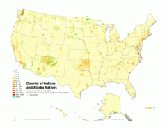 Density of Native Americans