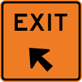 (TW-12) Exit marker