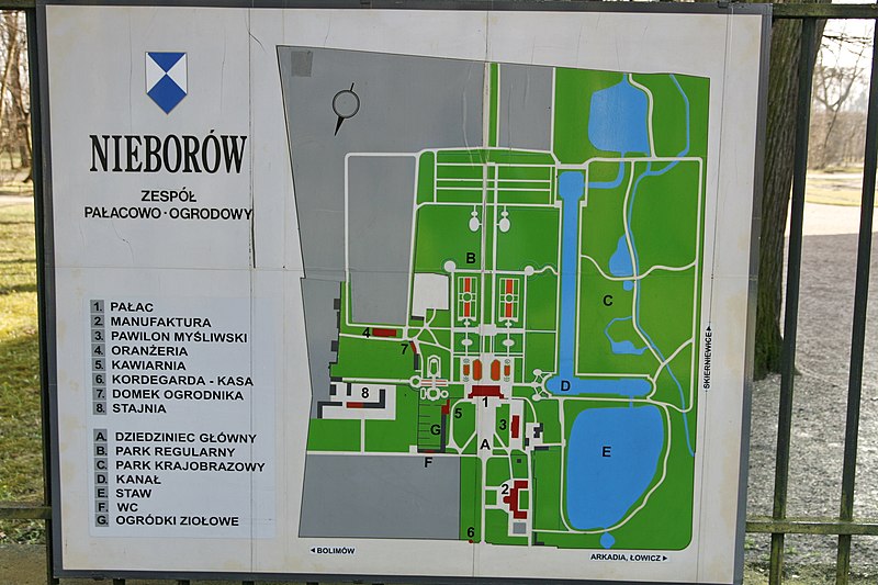 File:Nieborów Palace - map.jpg