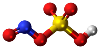 <span class="mw-page-title-main">Nitrosylsulfuric acid</span> Chemical compound