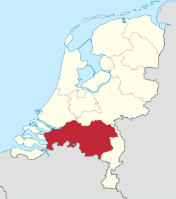 Noord-Brabant in the Netherlands.svg