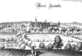 Deutsch: Merian-Kupferstich von Nordsteimke 1654 English: Merian-copperplate print of Nordsteimke 1654