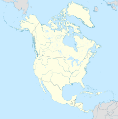 アメリカン航空587便墜落事故の位置（北アメリカ内）