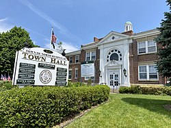 Ayuntamiento de North Hempstead, ubicado en Manhasset, la sede de la ciudad.