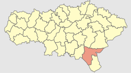 Novouzenskij rajon – Mappa