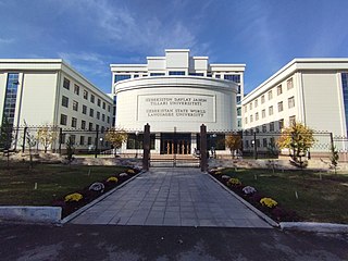 <span class="mw-page-title-main">Uzbekistan State World Languages University</span> Public university in Uzbekistan