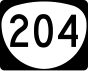 Маркер Oregon Route 204