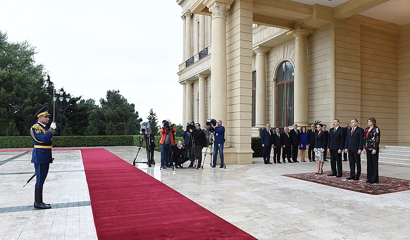 File:Official welcome ceremony was held for Bulgarian President Rumen Radev.jpg