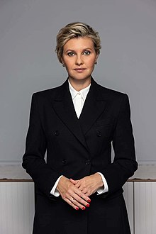 Olena Zelenska, the First Lady of Ukraine.jpg