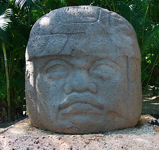 Olmec colossal heads stone sculpture of the Mesoamerican Classic period in Mexico