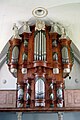 Orgel von 1754 auf der Empore unter dem Turm