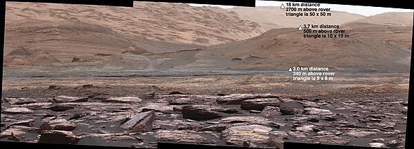 Curiosity rover view of Mount Sharp (November 10, 2016). PIA21256 - Color Variations on Mount Sharp, Mars (White Balanced), Figure 1.jpg