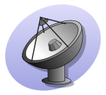 P satellite dish.svg