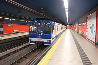 <span class="mw-page-title-main">Line 9 (Madrid Metro)</span> Rapid transit line of the Madrid Metro