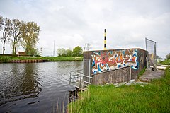 Restanten van de brug, mei 2021